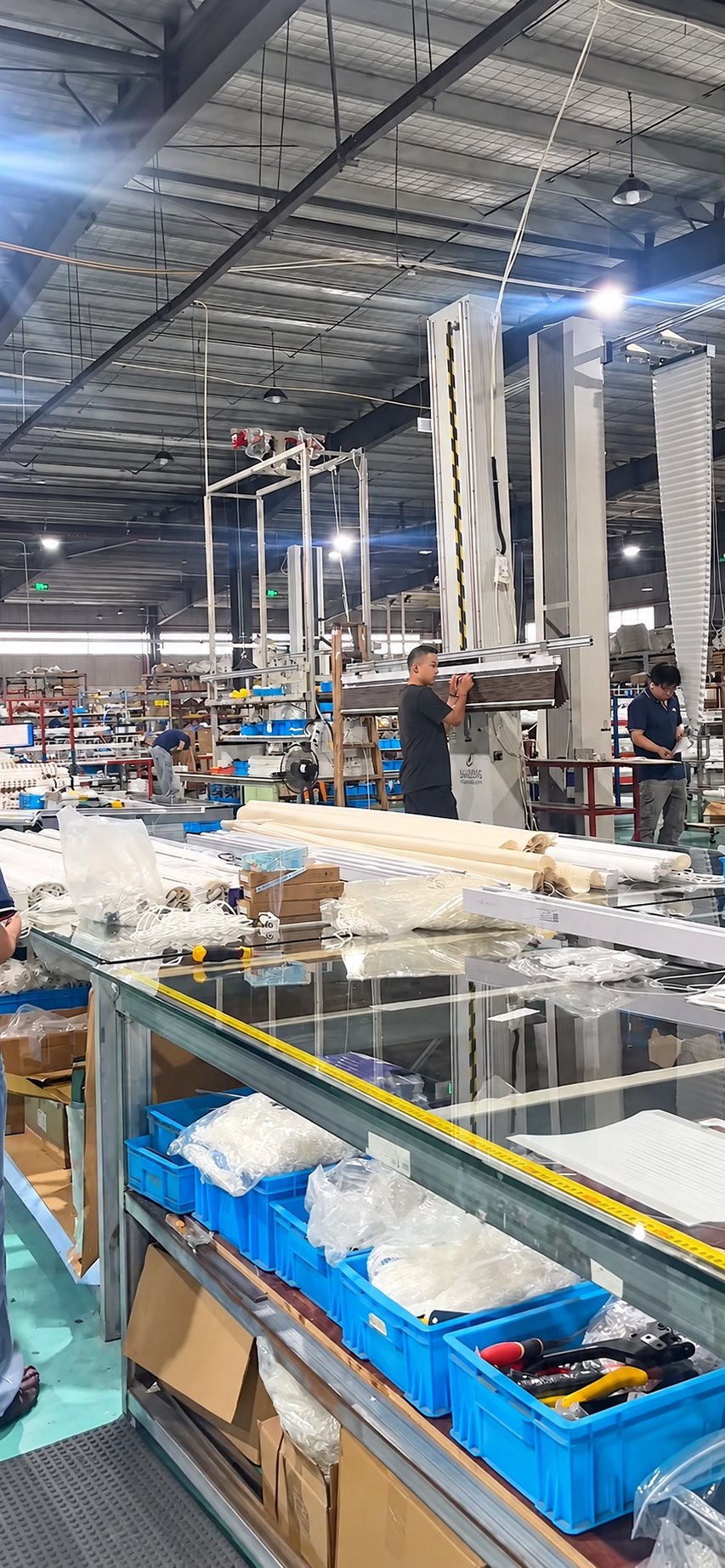 Shading assembly line