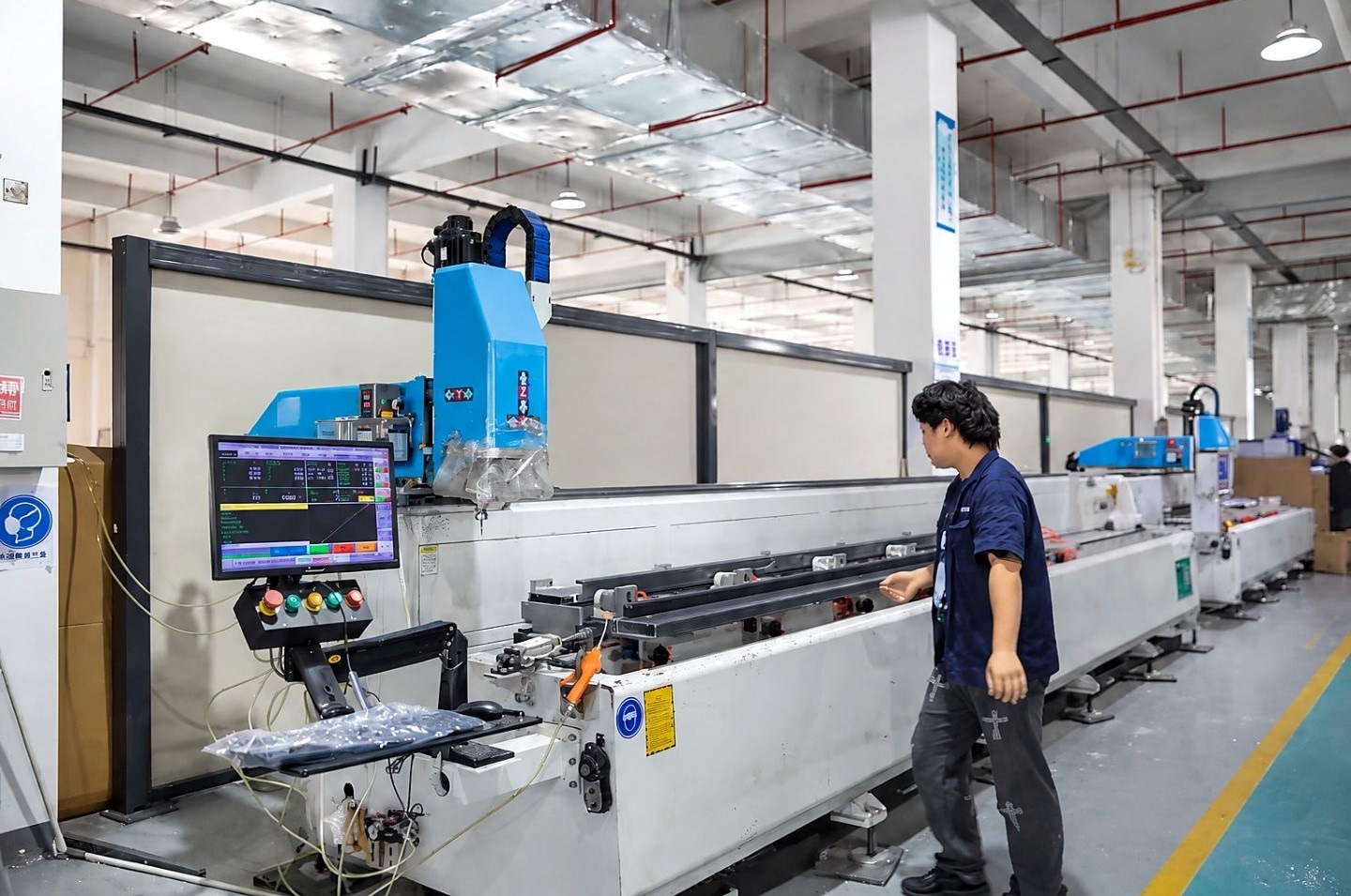 CNC machining line